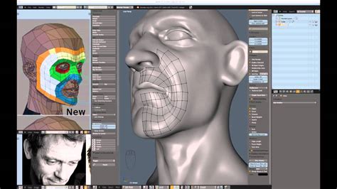 can you use blender to create a realistic 3D model of a human face?